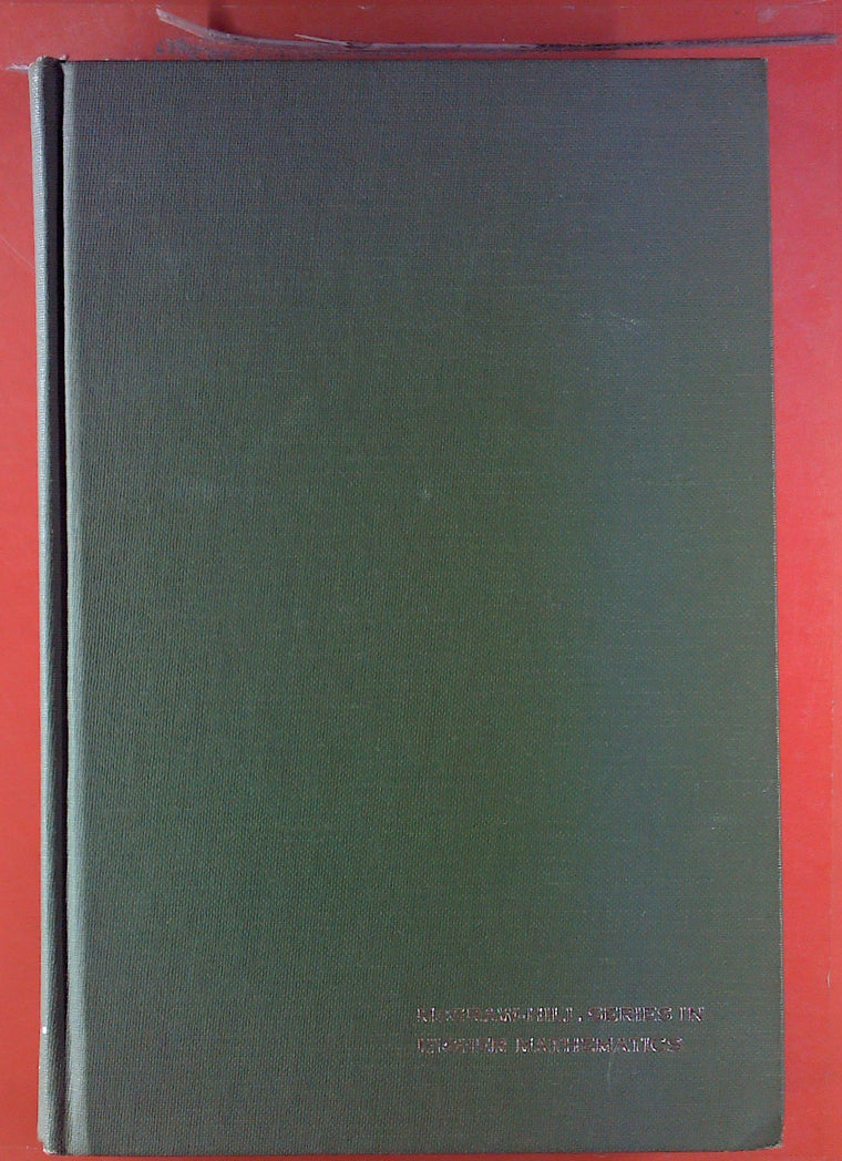 Algebraic Topology by Edward H. Spanier (1966) Hardcover