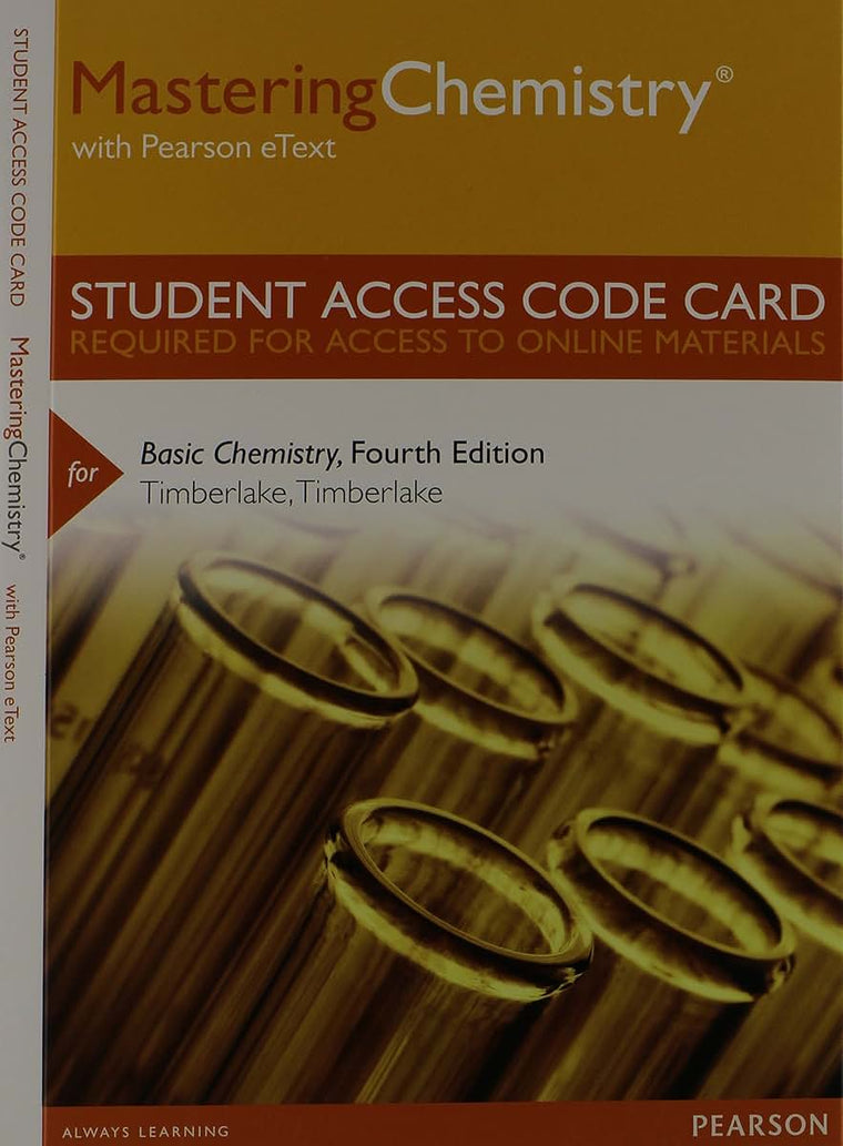 Mastering Chemistry with Pearson eText -- Standalone Access Card -- for Basic Chemistry (4th Edition)