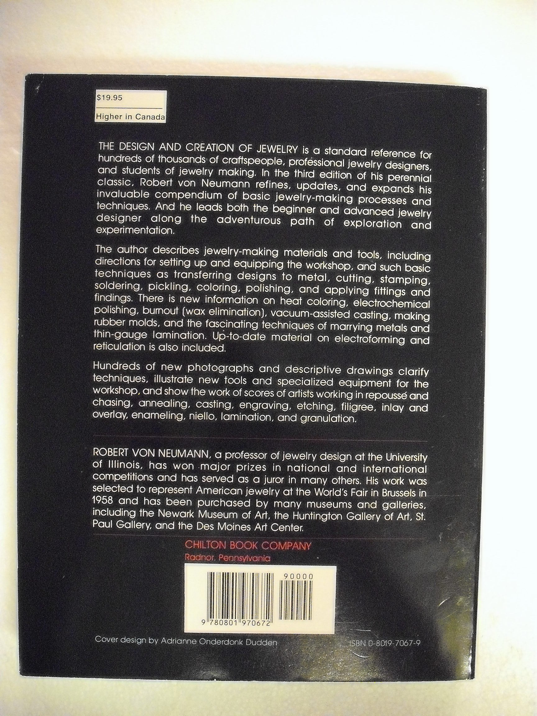 The Design and Creation of Jewelry, 3rd Edition
