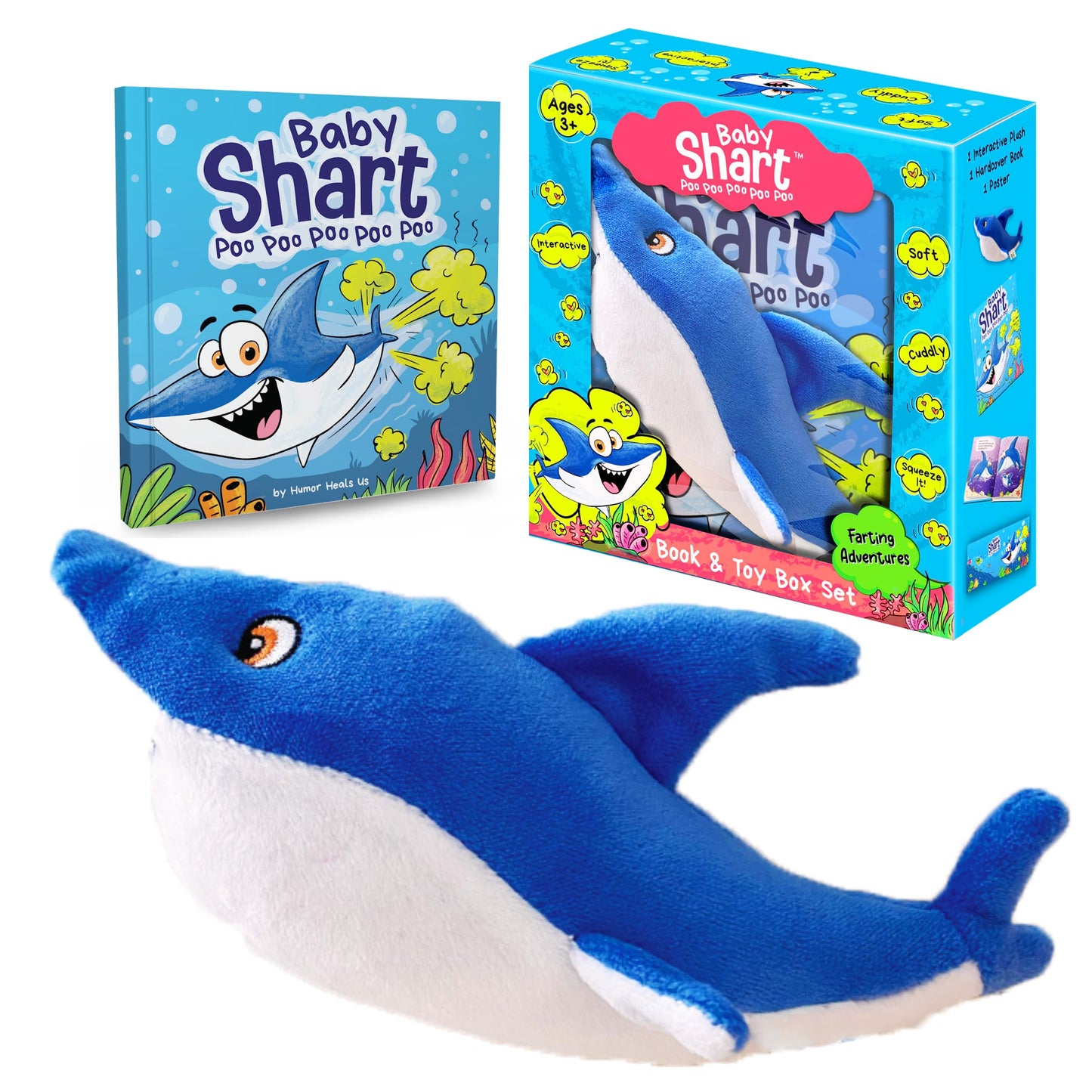 Baby Shart Toy Book Gift Box Set