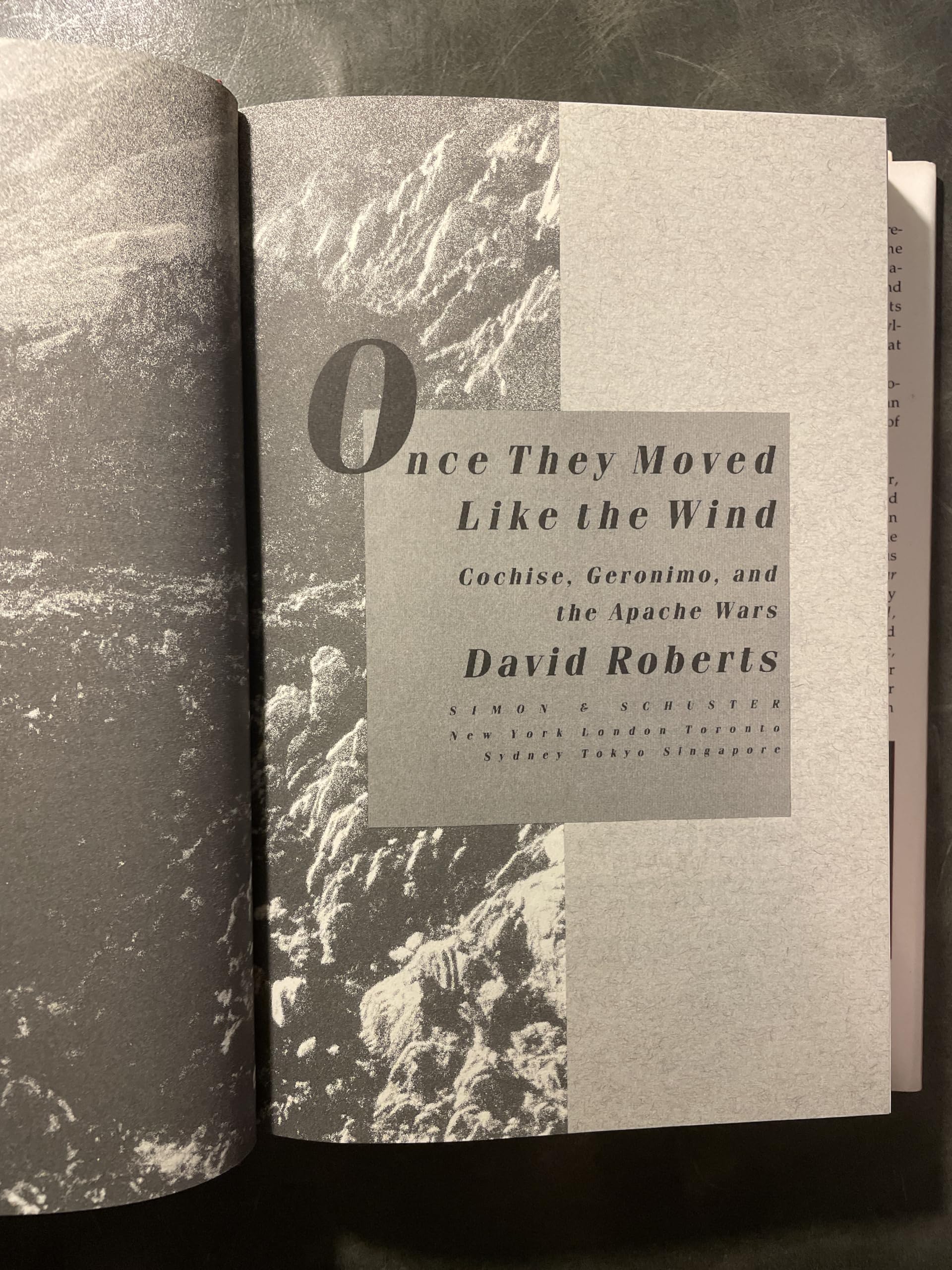Once They Moved Like the Wind: Cochise, Geronimo, and the Apache Wars
