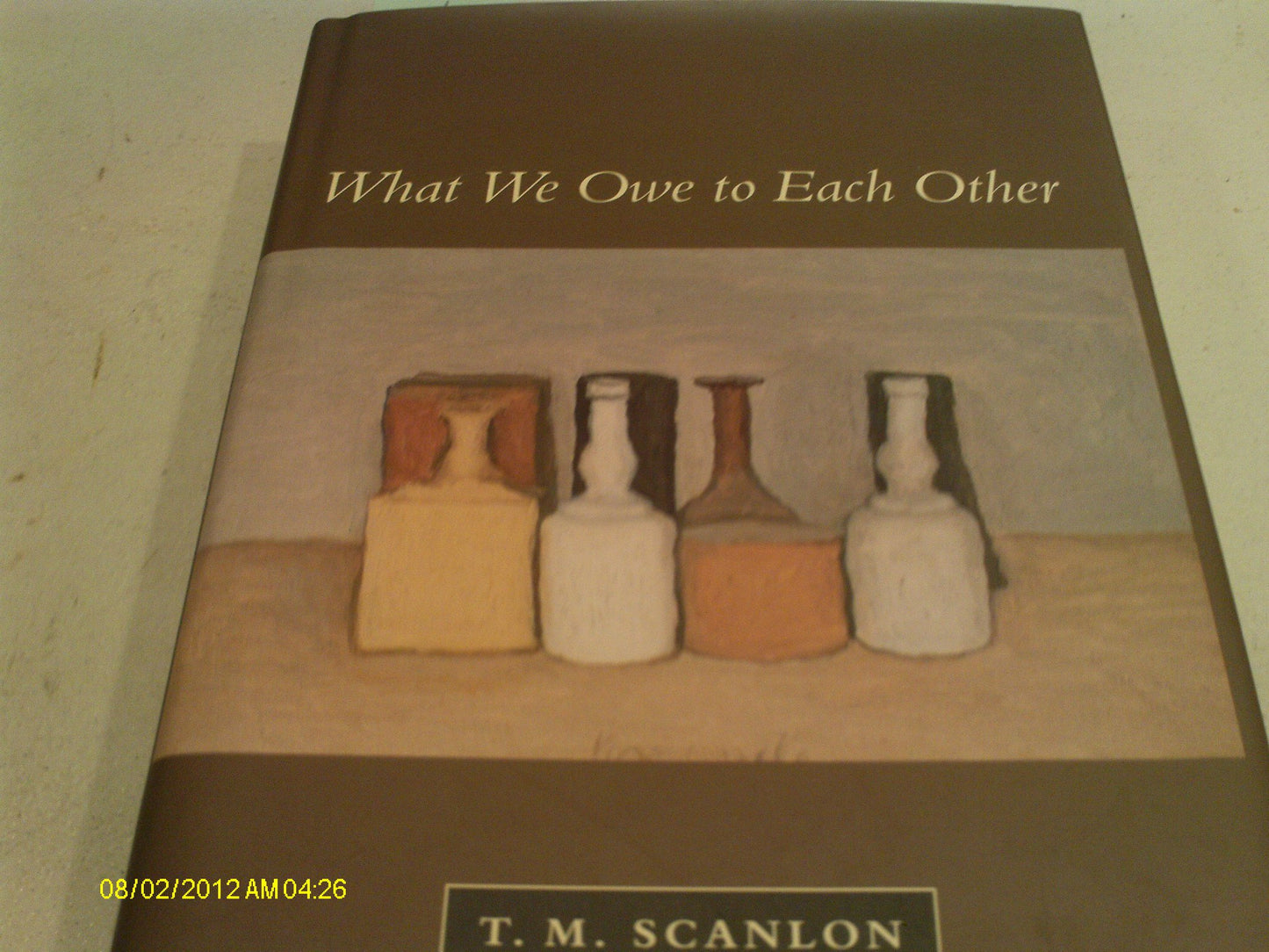 What We Owe to Each Other by Scanlon, T. M.