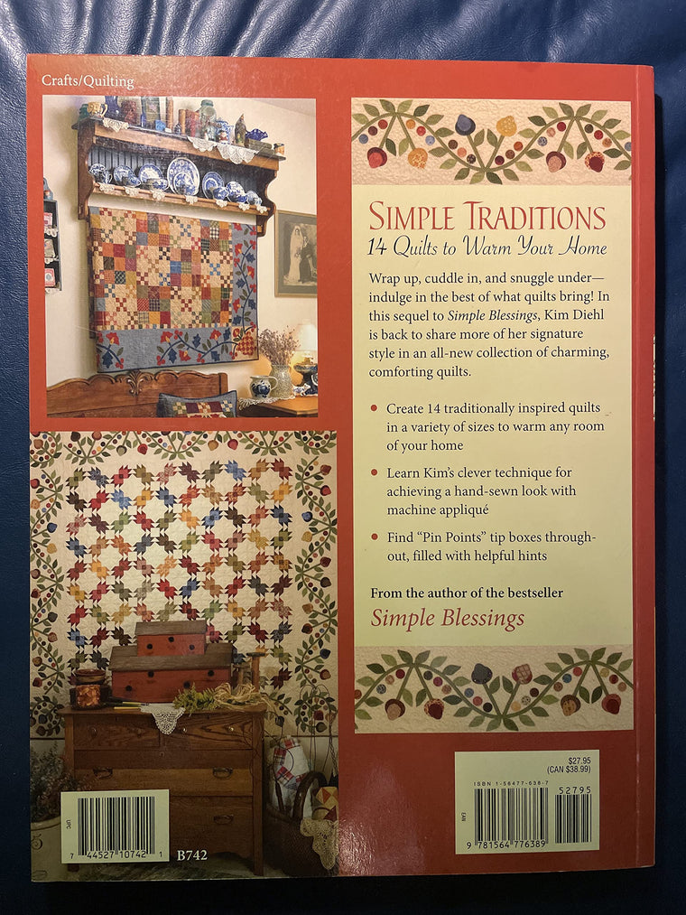 Simple Traditions: 14 Quilts to Warm Your Home — back cover