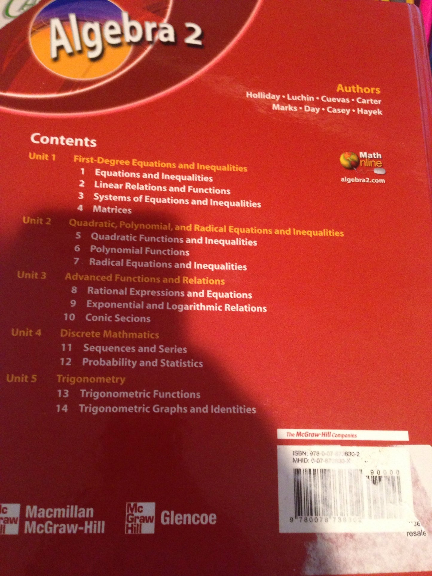 Algebra 2, Student Edition (MERRILL ALGEBRA 2)