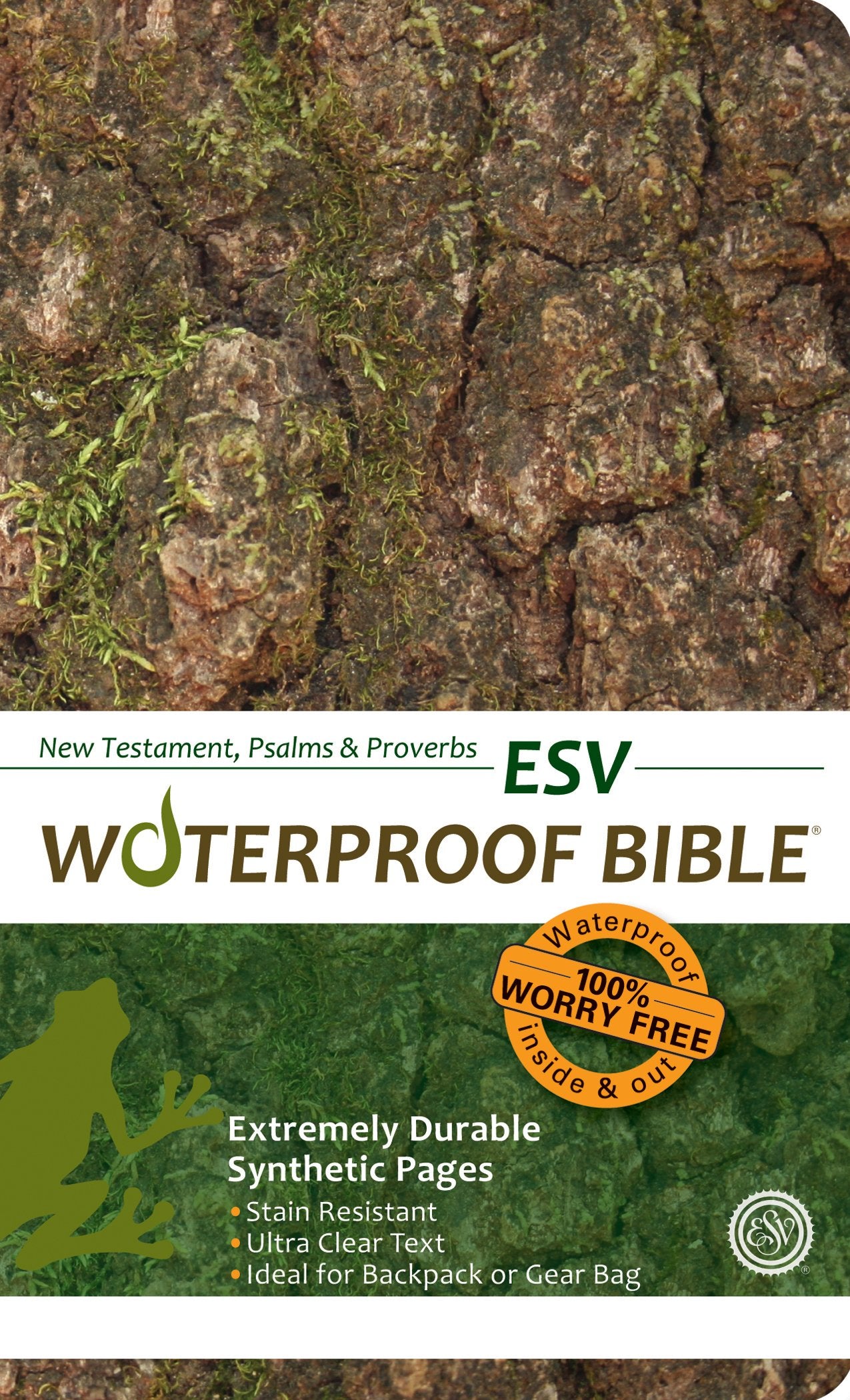 Waterproof Durable New Testament with Psalms and Proverbs-ESV-Camouflage
