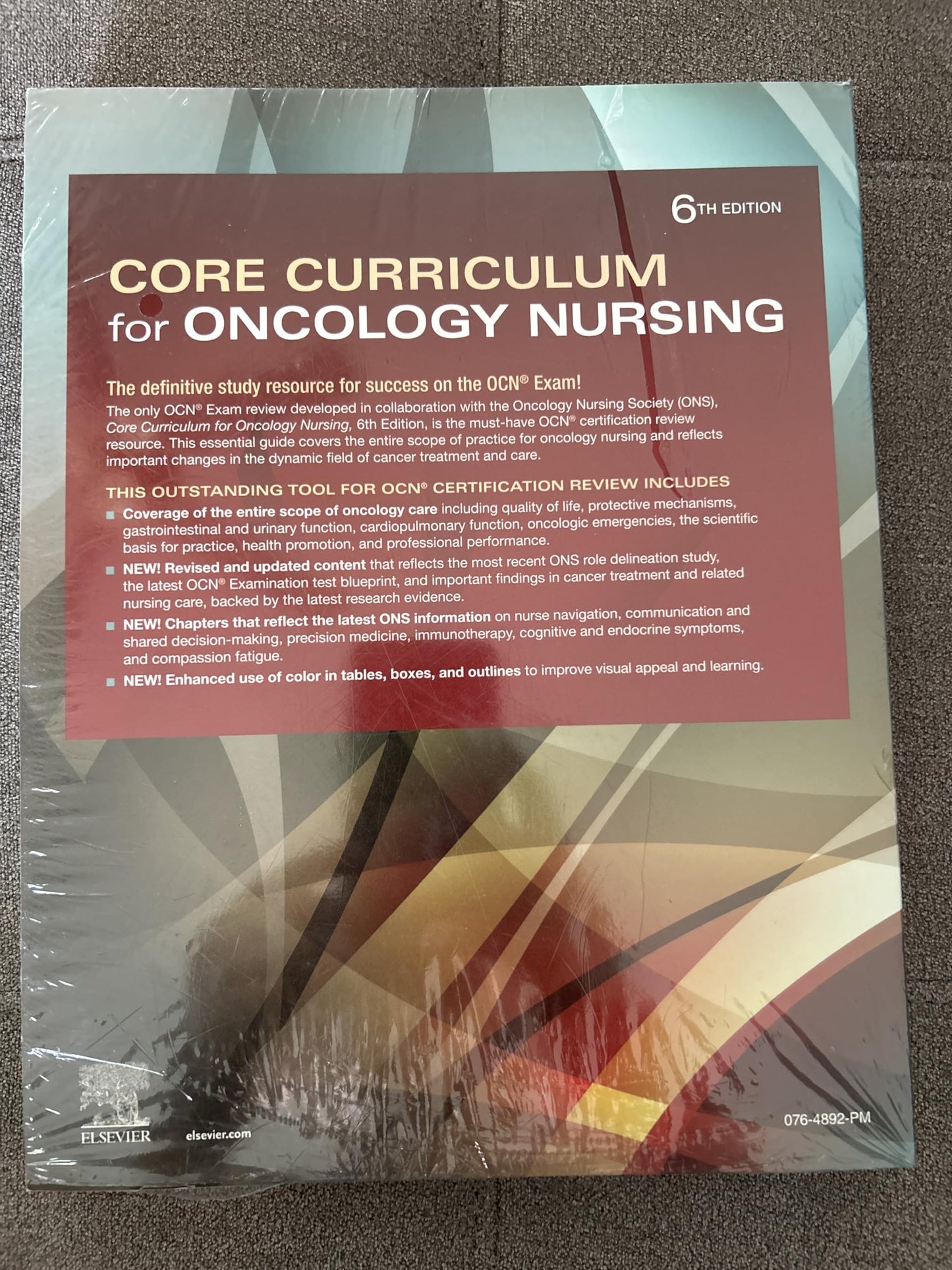 Core Curriculum for Oncology Nursing