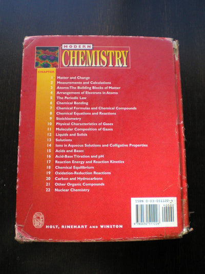 Modern Chemistry