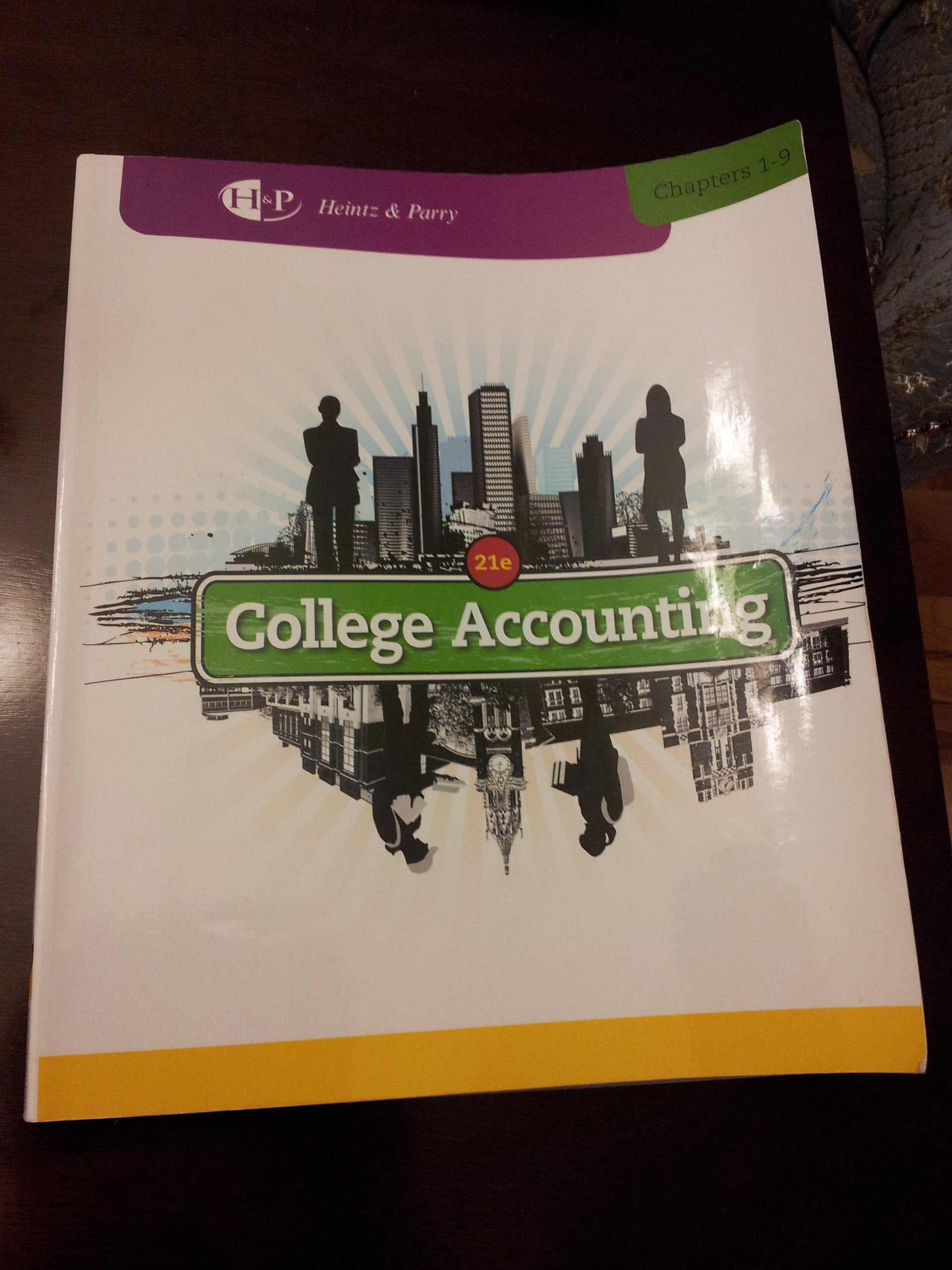 College Accounting, Chapters 1-9 (New in Accounting from Heintz and Parry)