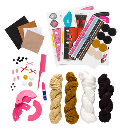Klutz Pom-Pom Puppies Craft Kit, 8" Length x 1.5" Width x 9"