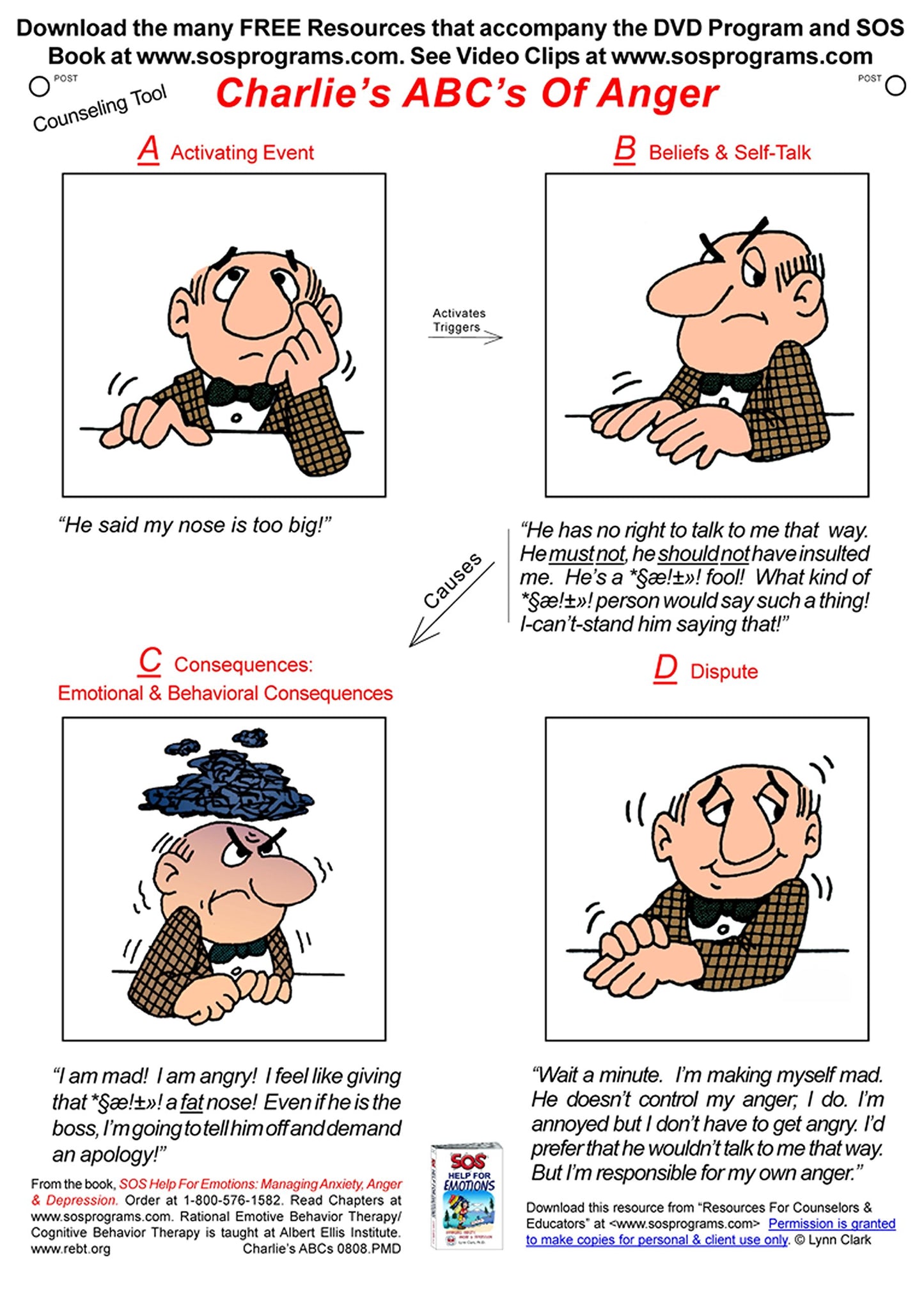 Sos Help for Emotions: Managing Anxiety, Anger, and Depression