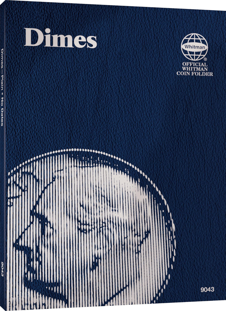 Official Whitman Coin Folder - U.S. Dimes: Plain, No Dates