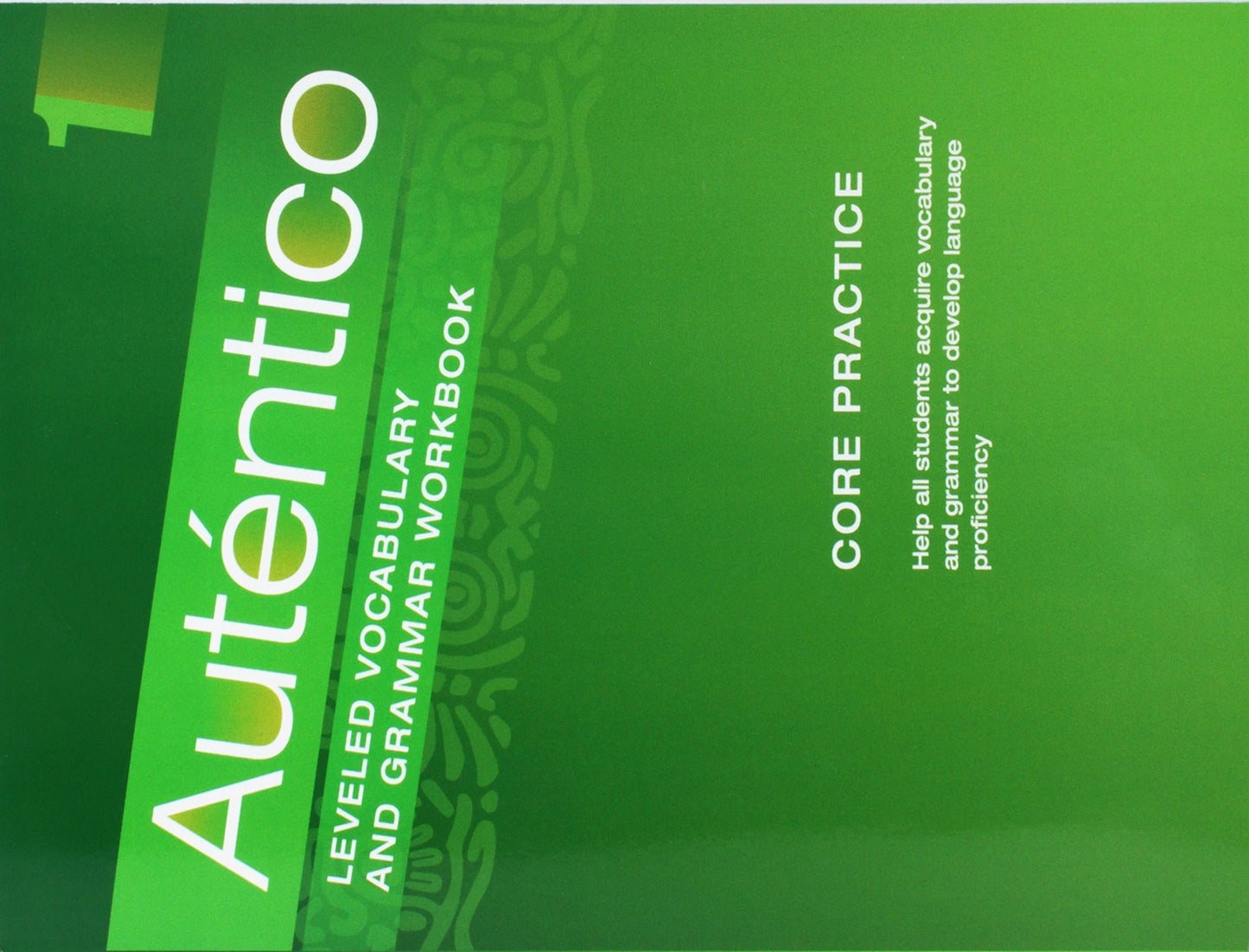 AUTENTICO 2018 LEVELED VOCAB AND GRAMMAR WORKBOOK LEVEL 1 by