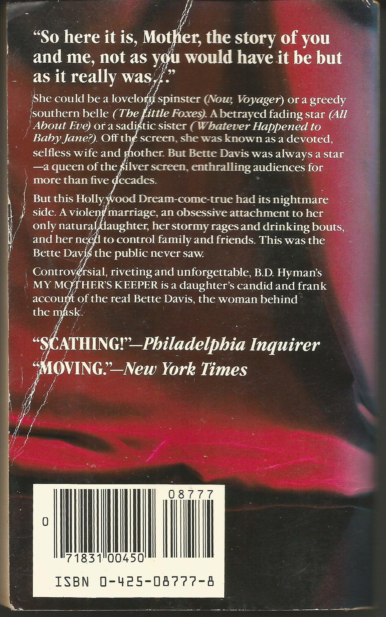 My Mother's Keeper by B. D. Hyman