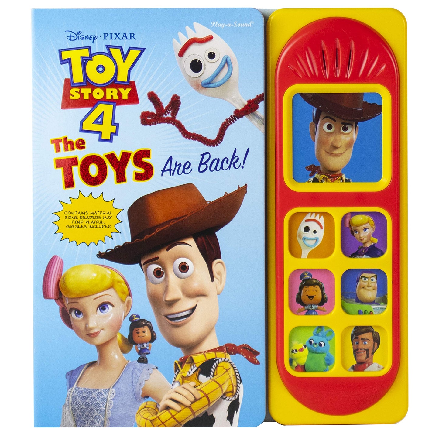Disney Pixar Toy Story 4 Woody, Buzz Lightyear, Bo Peep, and