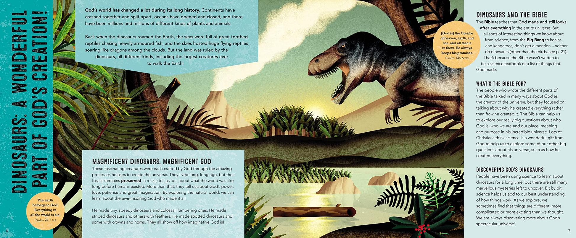 God Made the Dinosaurs: Full of Dinotastic Illustrations and Facts
