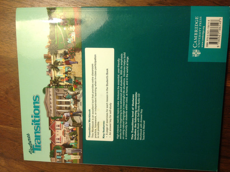 Ventures Transitions Level 5 Workbook — back cover