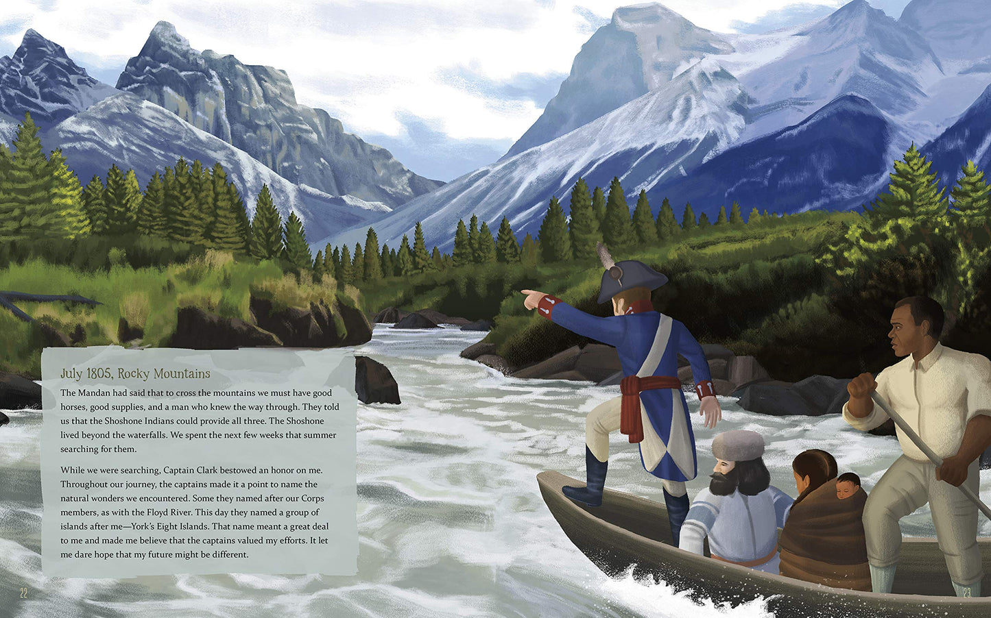 The Journey of York: The Unsung Hero of the Lewis and Clark Expedition (Encounter: Narrative Nonfiction Picture Books with 4D)