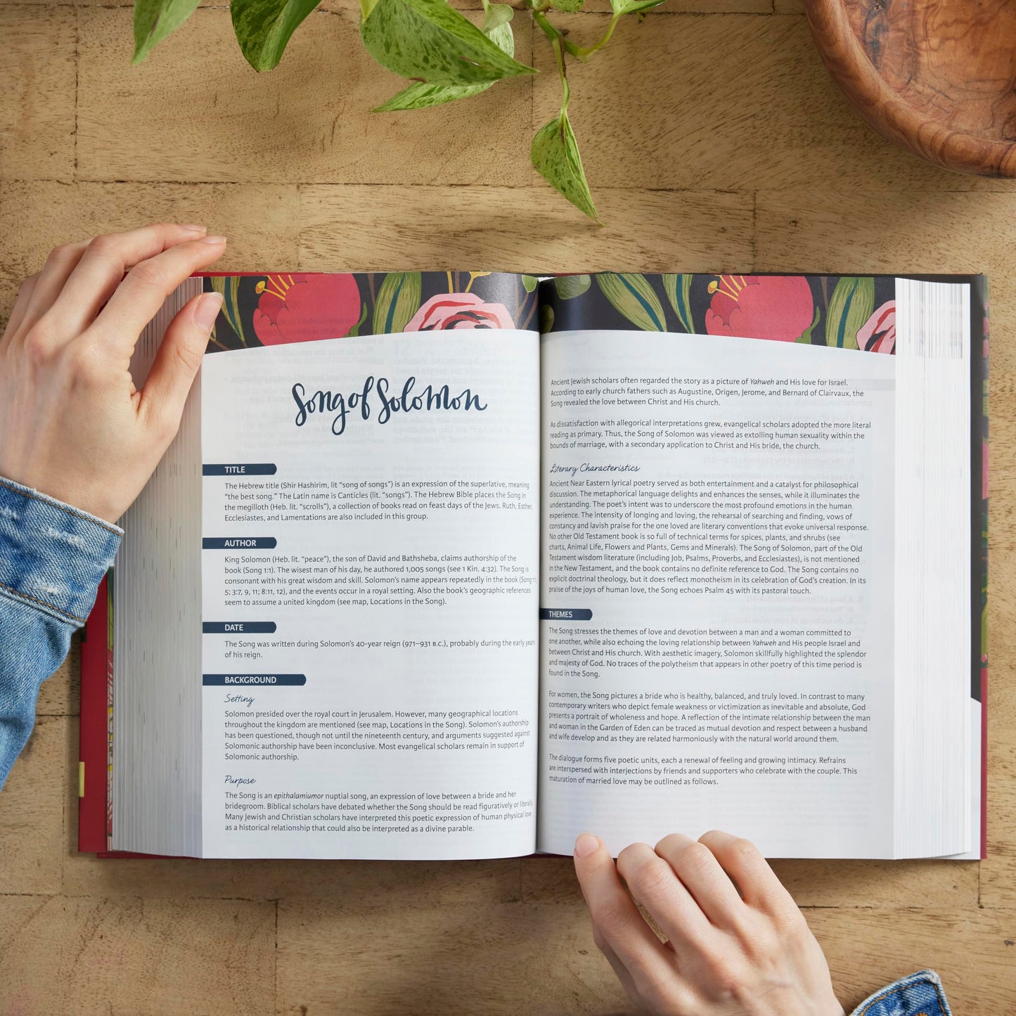 NKJV, The Woman's Study Bible, Leathersoft, Blue, Red Letter, Full-Color Edition: Receiving God's Truth for Balance, Hope, and Transformation