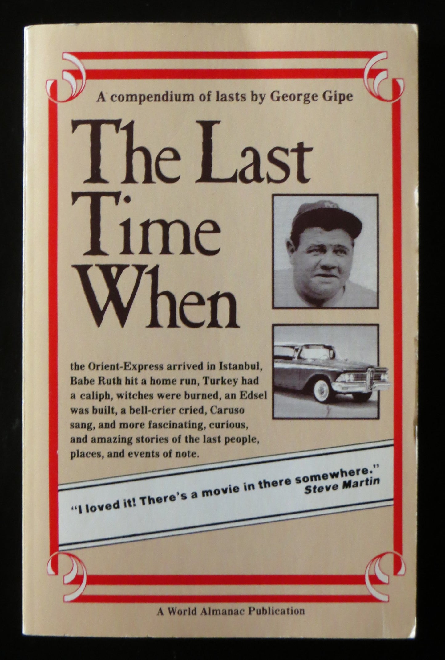 The last time when