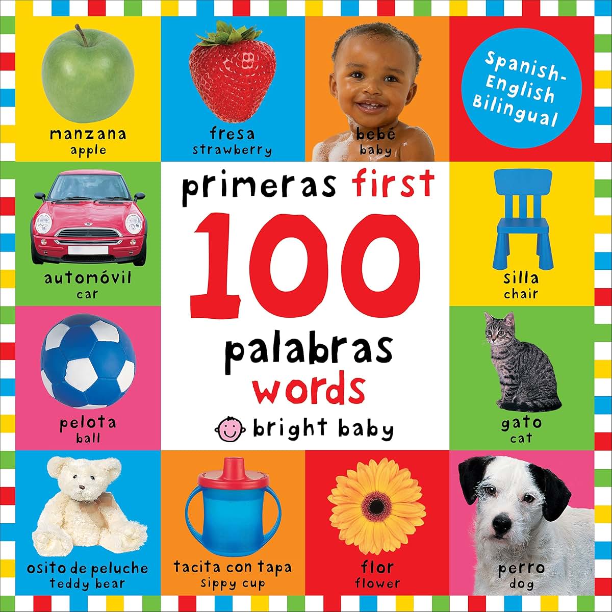 First 100 Big Board: First 100 Words / Primera 100 Palabras Bilingual: Primeras 100 Palabras - Spanish-English Bilingual (Spanish Edition)