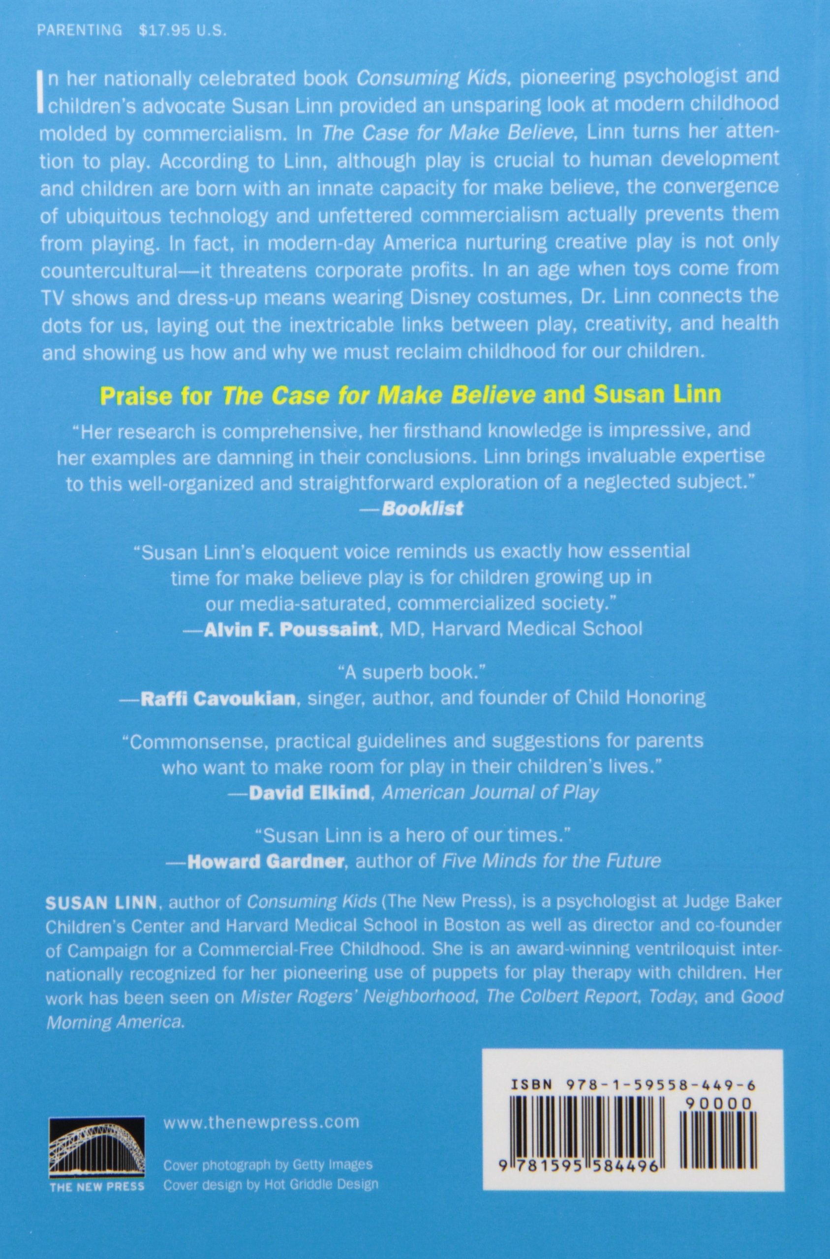 The Case For Make Believe: Saving Play in a Commercialized World