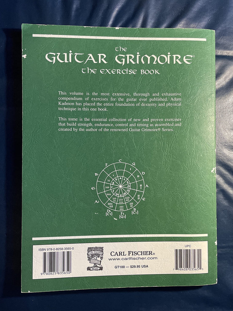 The Guitar Grimoire: The Exercise Book — back cover