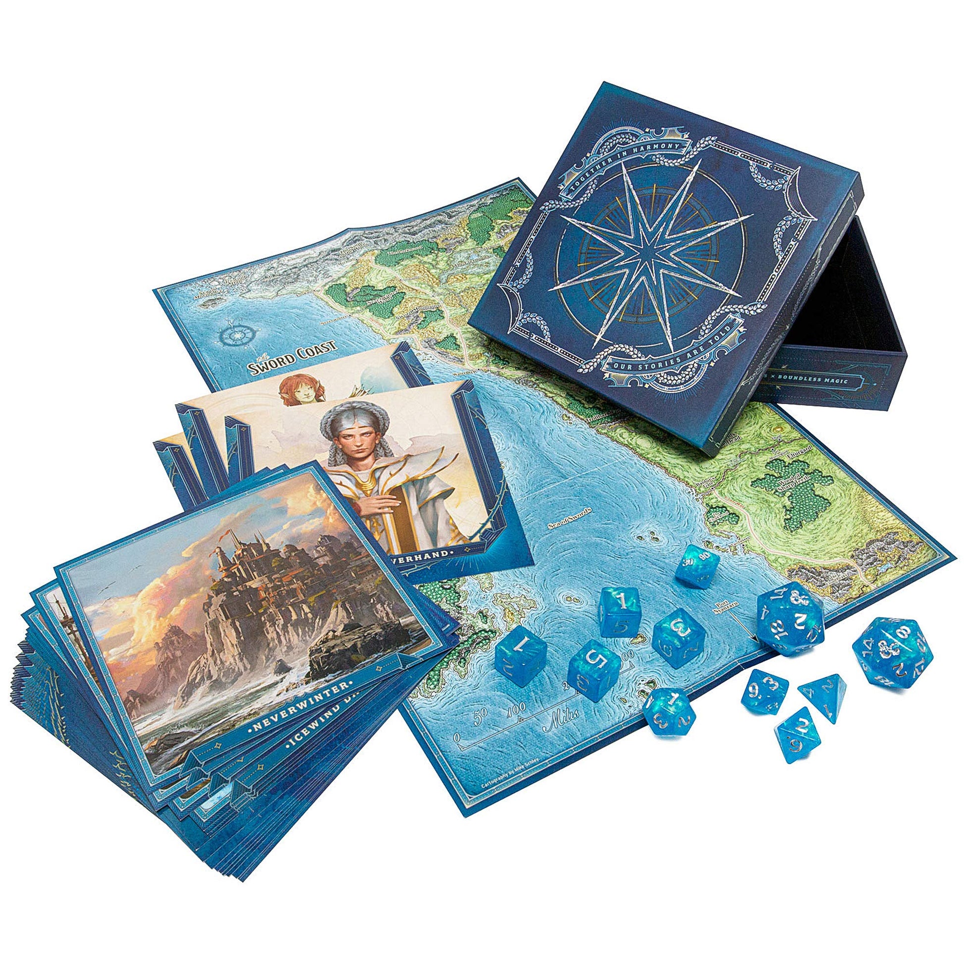 Dungeons & Dragons D&D Forgotten Realms Laeral Silverhand's Explorer's Kit (D&D Tabletop Roleplaying Game Accessory)