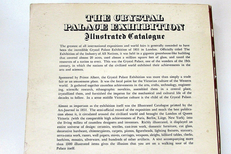 The Crystal Palace Exhibition Illustrated Catalogue (Dover Pictorial Archive Series) — back cover