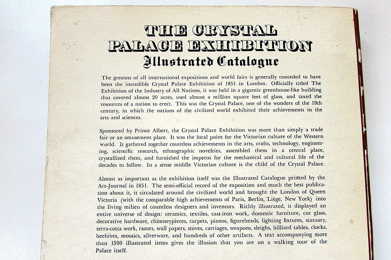 The Crystal Palace Exhibition Illustrated Catalogue (Dover Pictorial Archive Series)