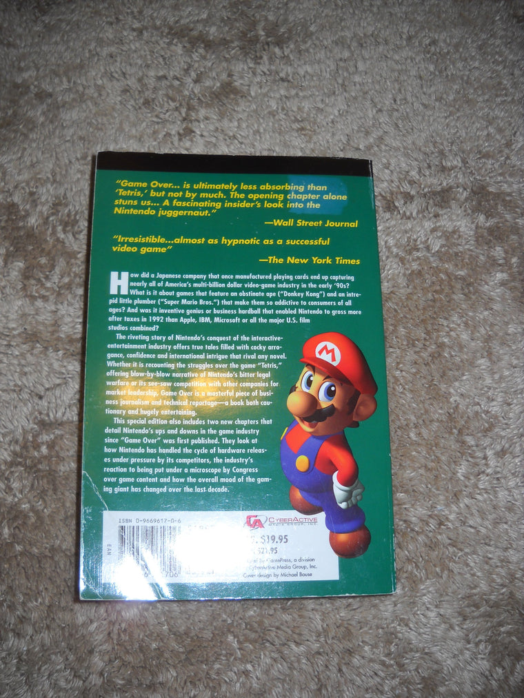 Game Over Press Start To Continue — back cover
