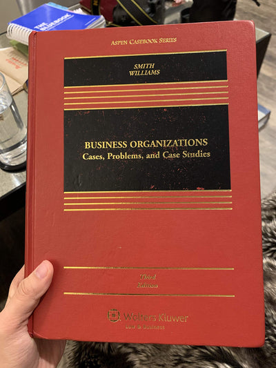 Business Organizations: Cases, Problems, and Case Studies, Third Edition (Aspen Casebook)
