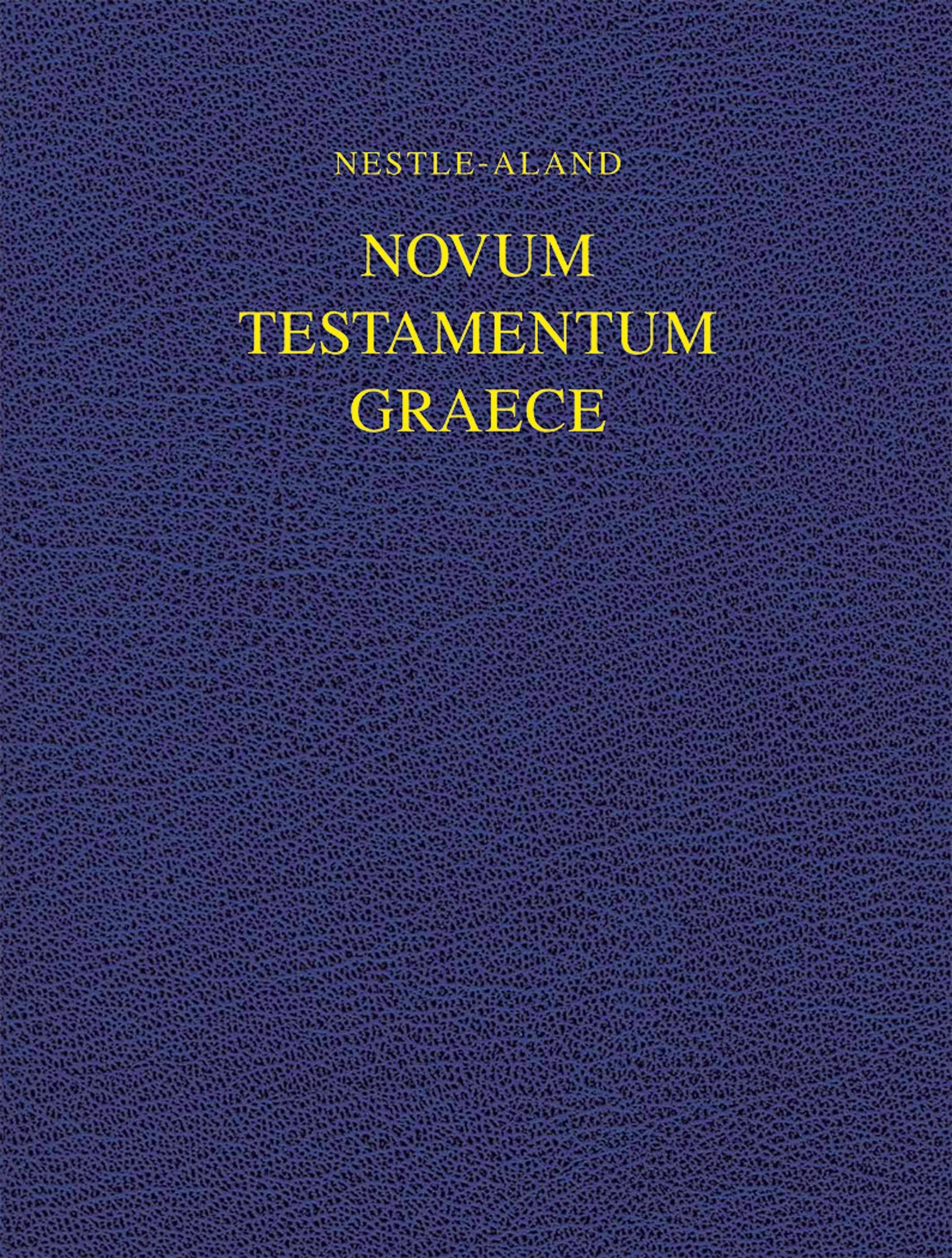 Novum Testamentum Graece (NA28), Wide Margin (Hardcover): Nestle-Aland 28th Edition (Wide Margin) (Ancient Greek Edition)