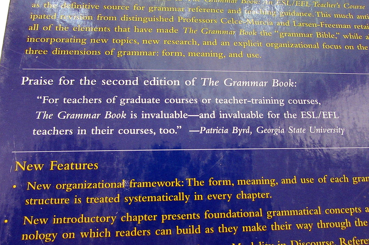The Grammar Book: An ESL/EFL Teacher's Course, Second Edition