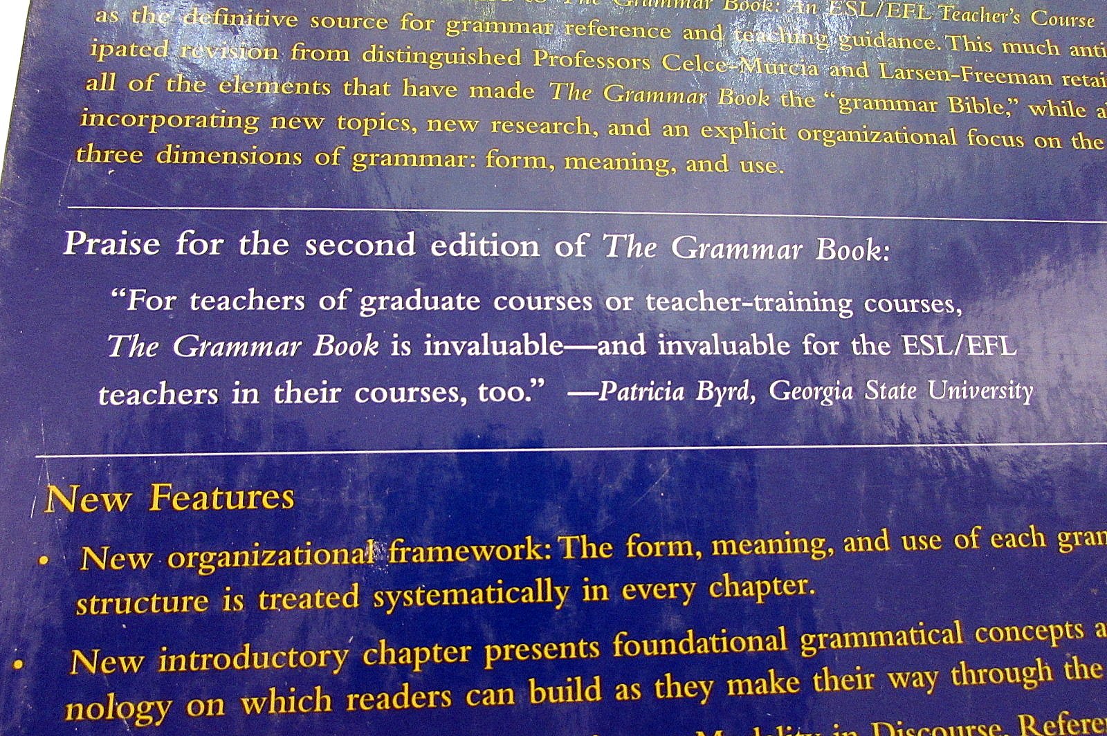 The Grammar Book: An ESL/EFL Teacher's Course, Second Edition
