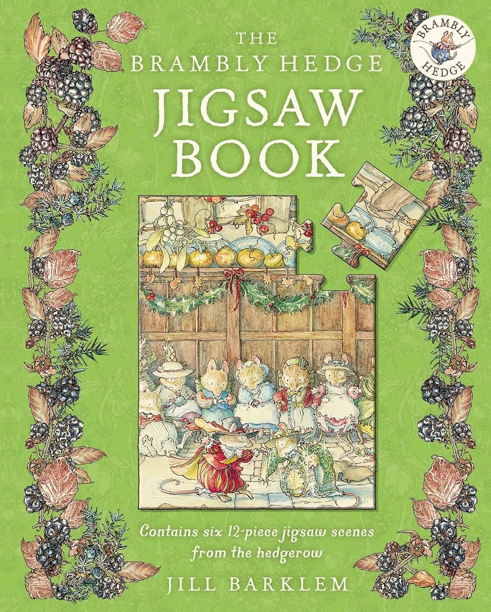 The Brambly Hedge Jigsaw Book: This fantastic new illustrated puzzle book takes readers through the seasons and includes the classic story! The perfect gift for kids!