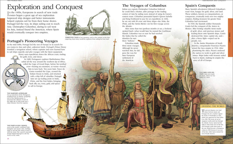 American History: A Visual Encyclopedia — back cover