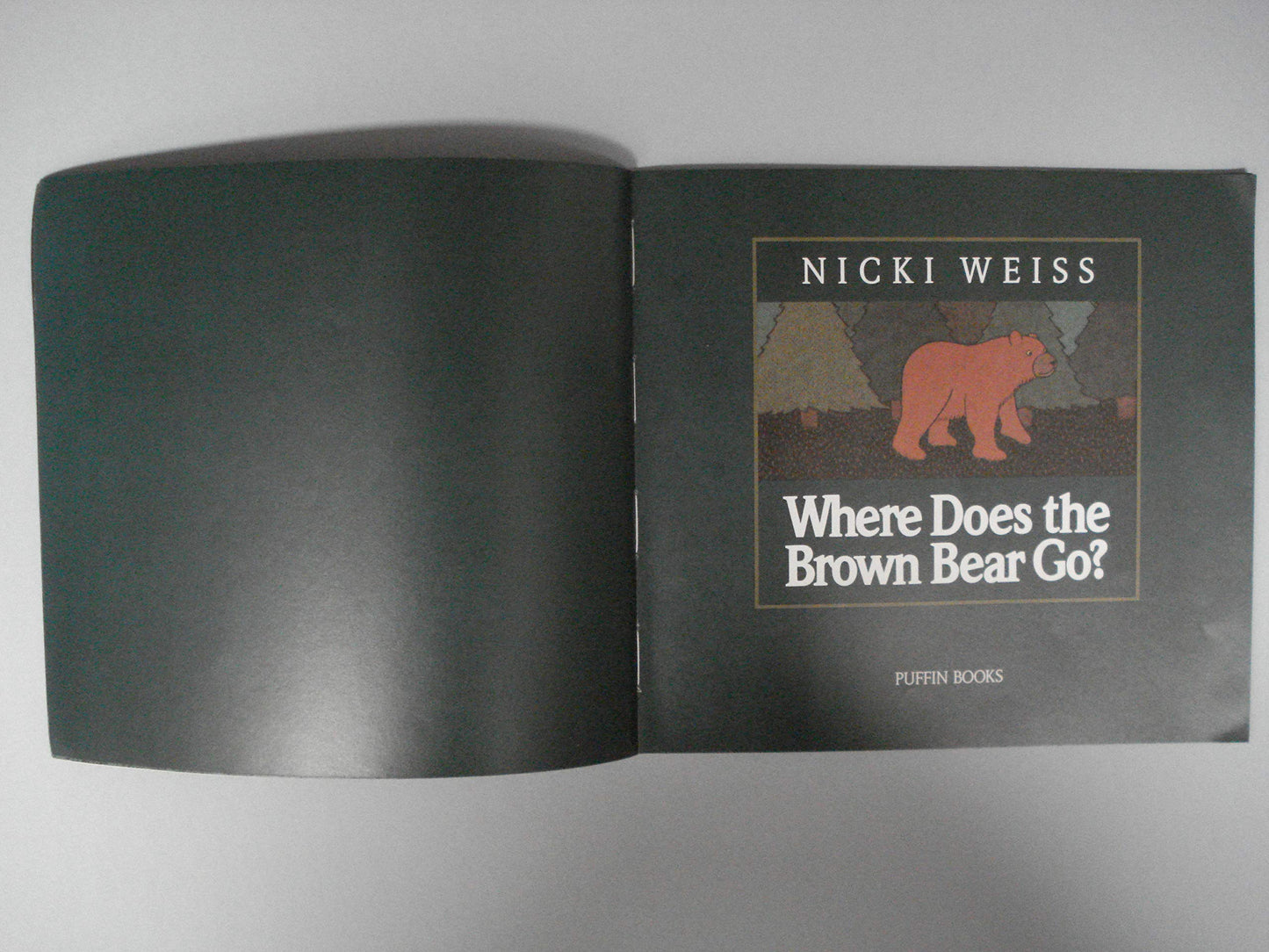 Where Does the Brown Bear Go? by Weiss, Nicki