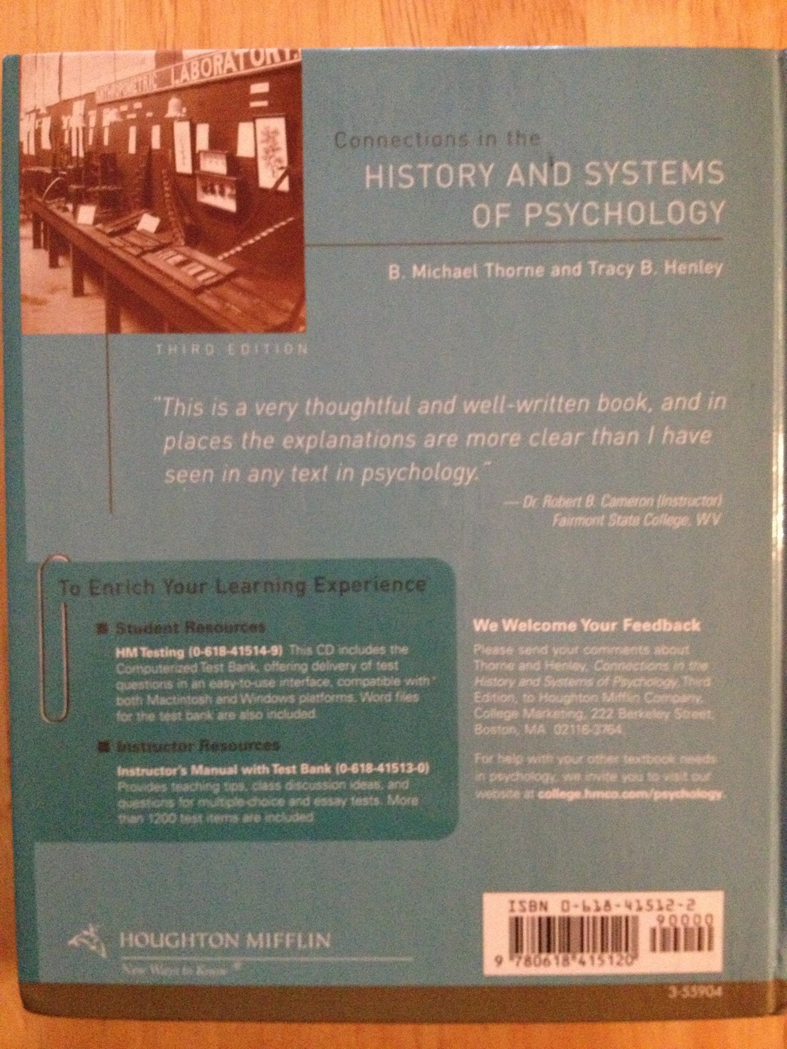Connections in the History and Systems of Psychology