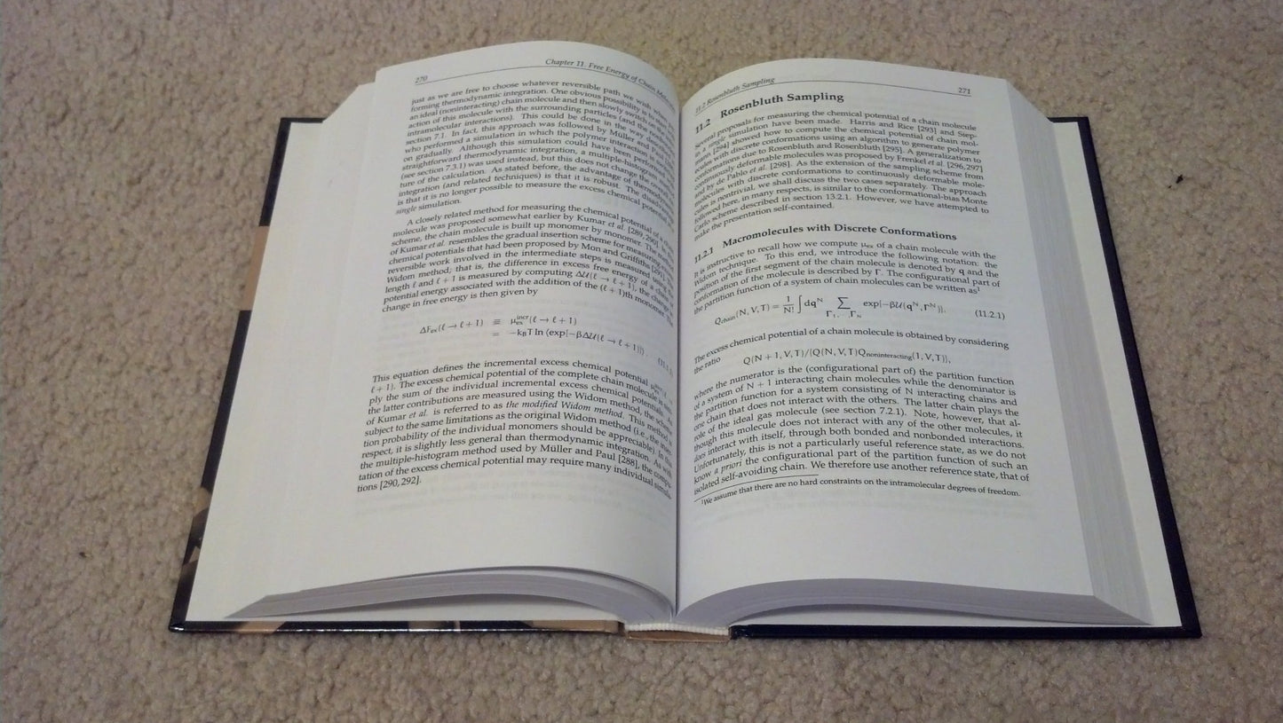 Understanding Molecular Simulation: From Algorithms to Applications (Computational Science Series, Vol 1)