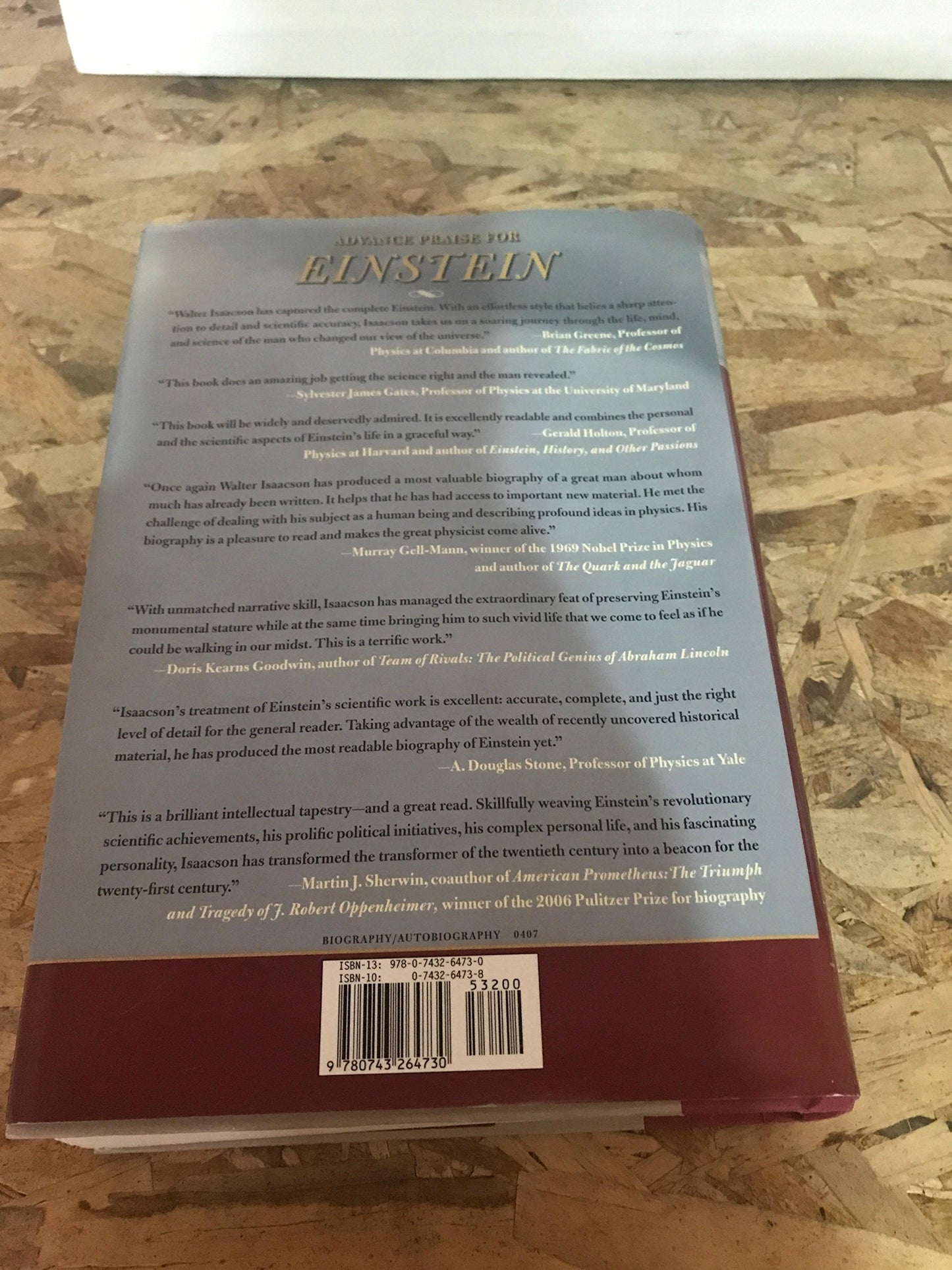 Einstein: His Life and Universe by Walter Isaacson