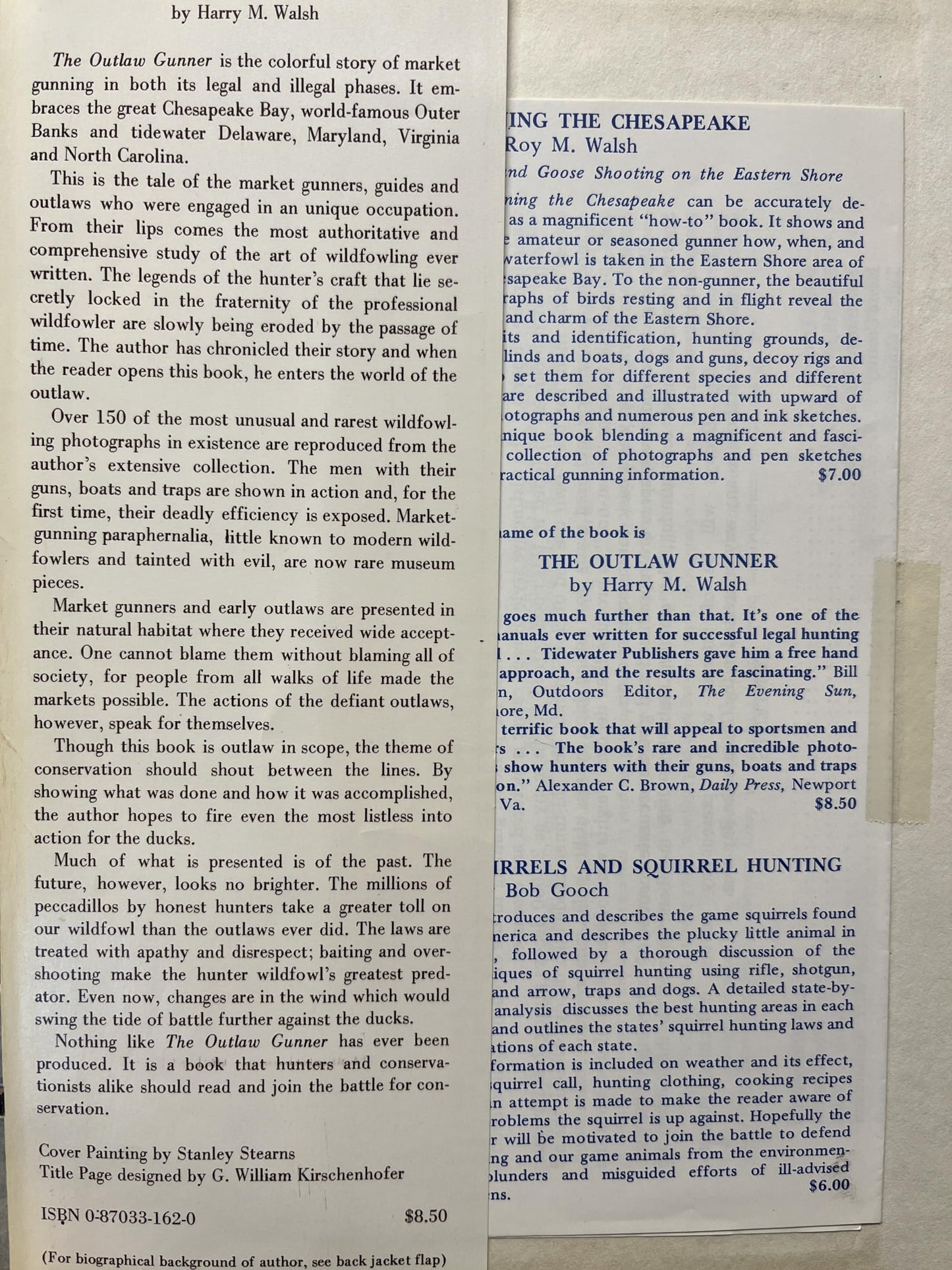 The Outlaw Gunner by Walsh, Harry M.