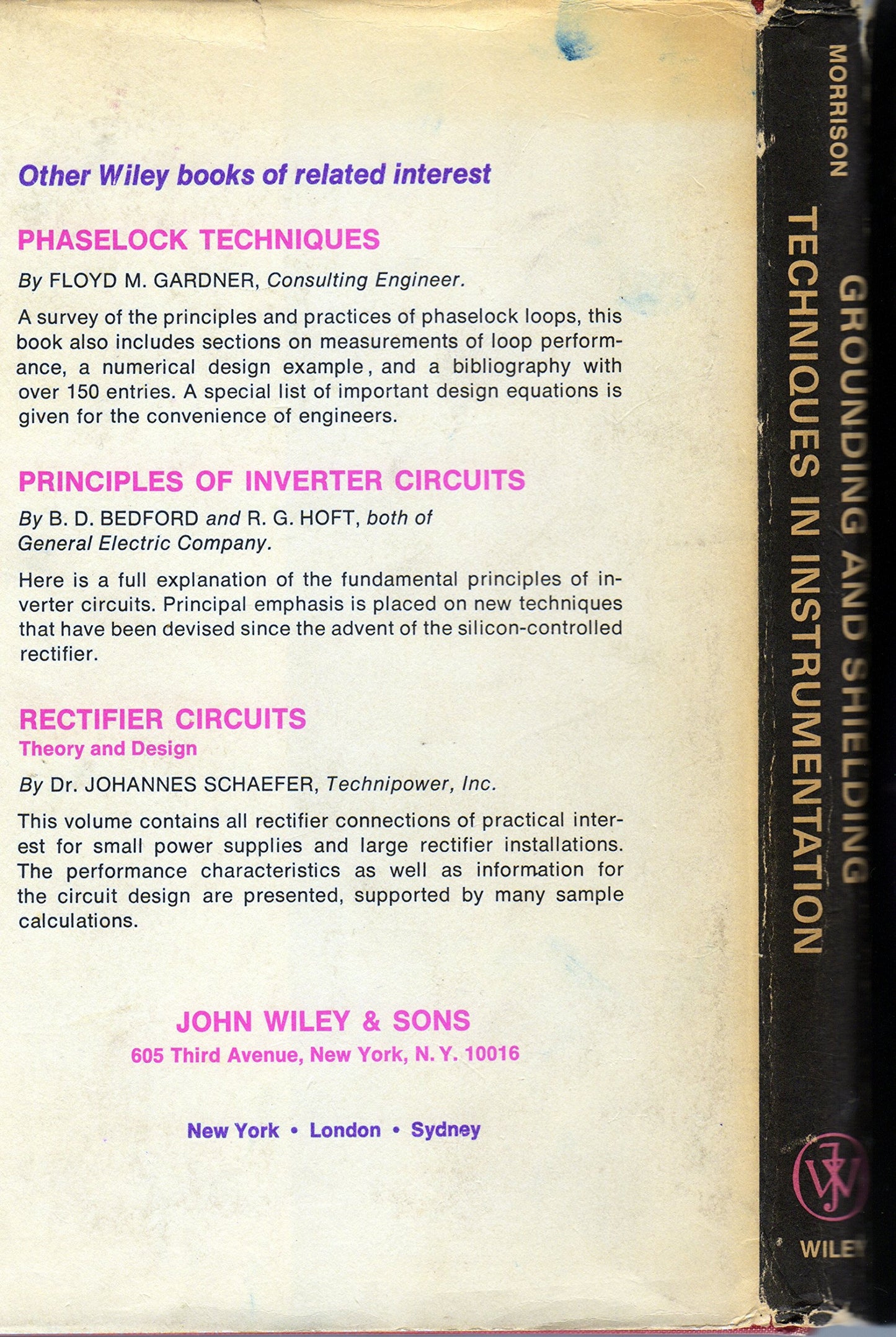 Grounding and Shielding Techniques in Instrumentation (3rd Edition)