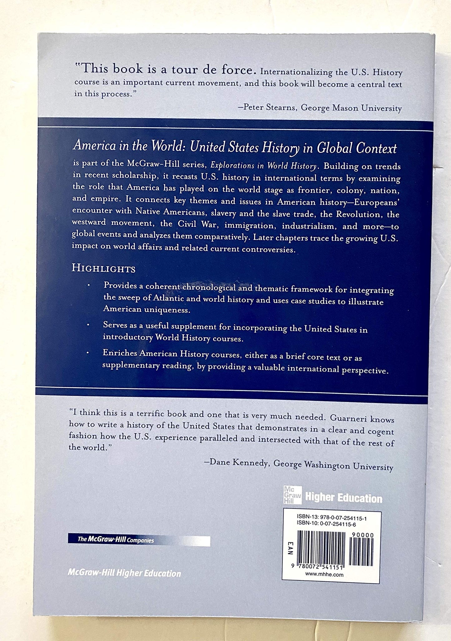 America in the World: United States History in Global Context