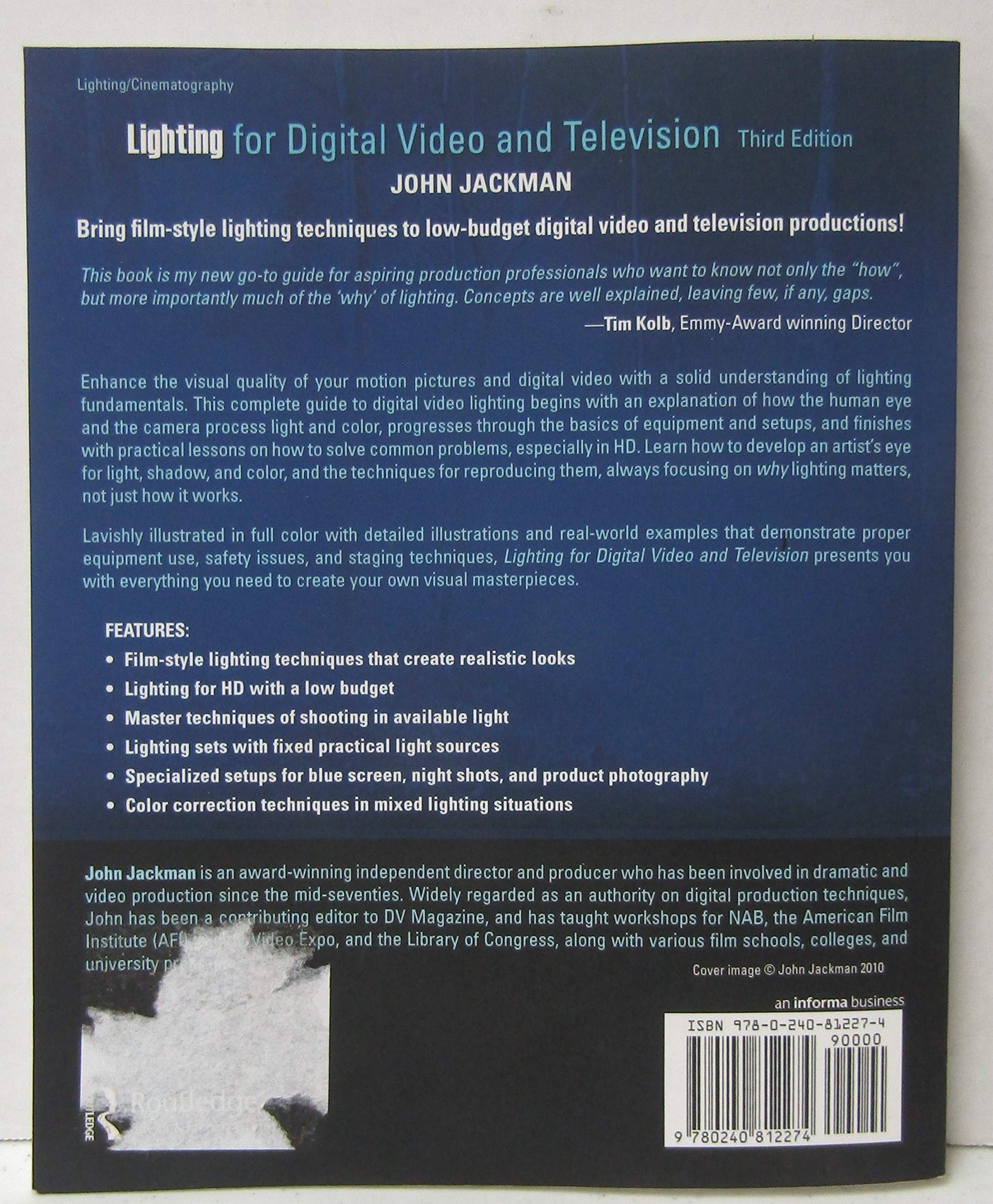 Lighting for Digital Video and Television, 3rd Edition