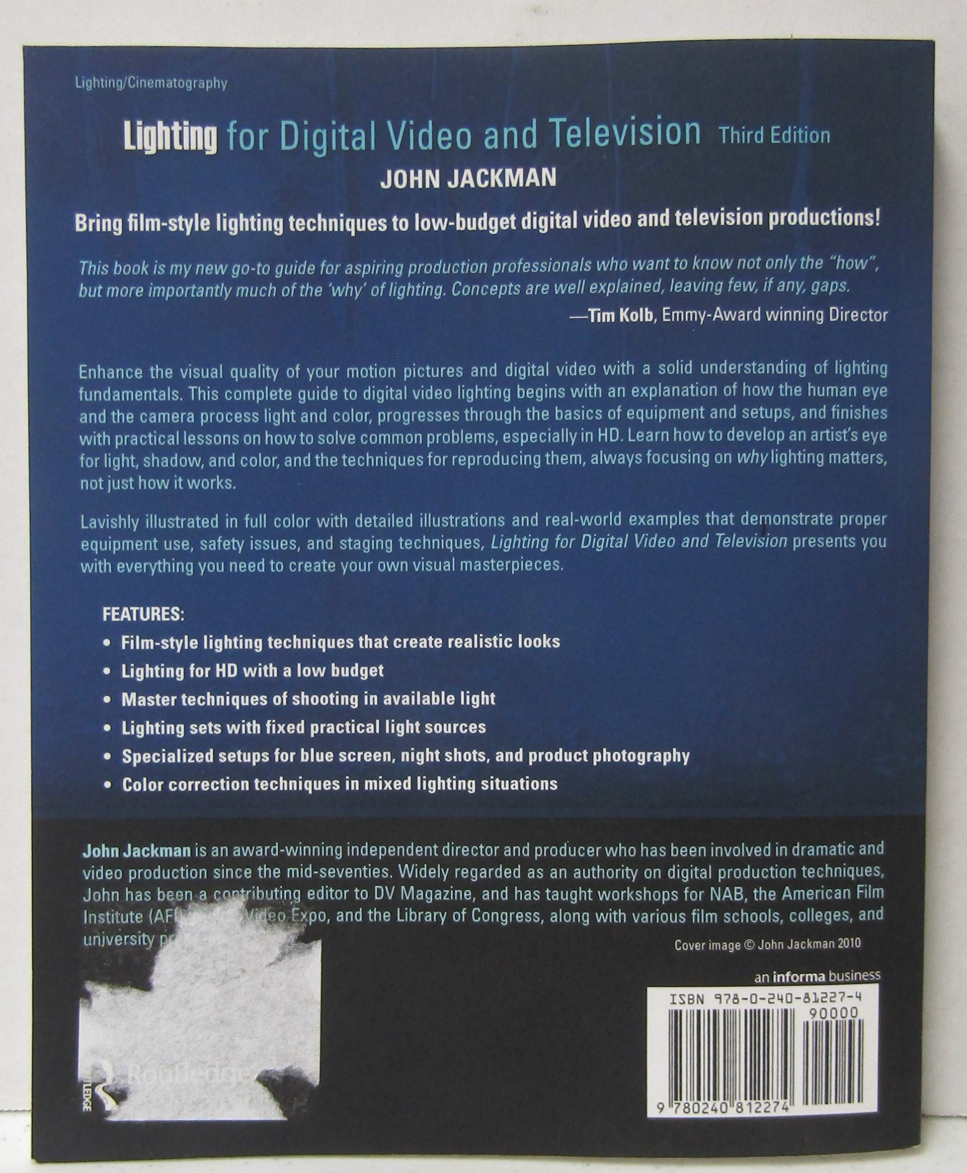 Lighting for Digital Video and Television, 3rd Edition