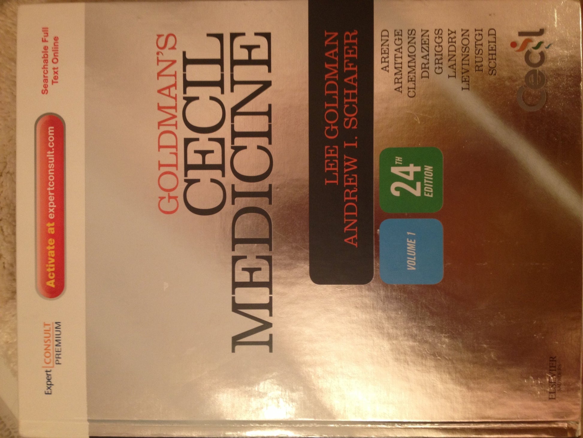 Goldman's Cecil Medicine: Expert Consult Premium Edition -- Enhanced Online Features and Print, Single Volume