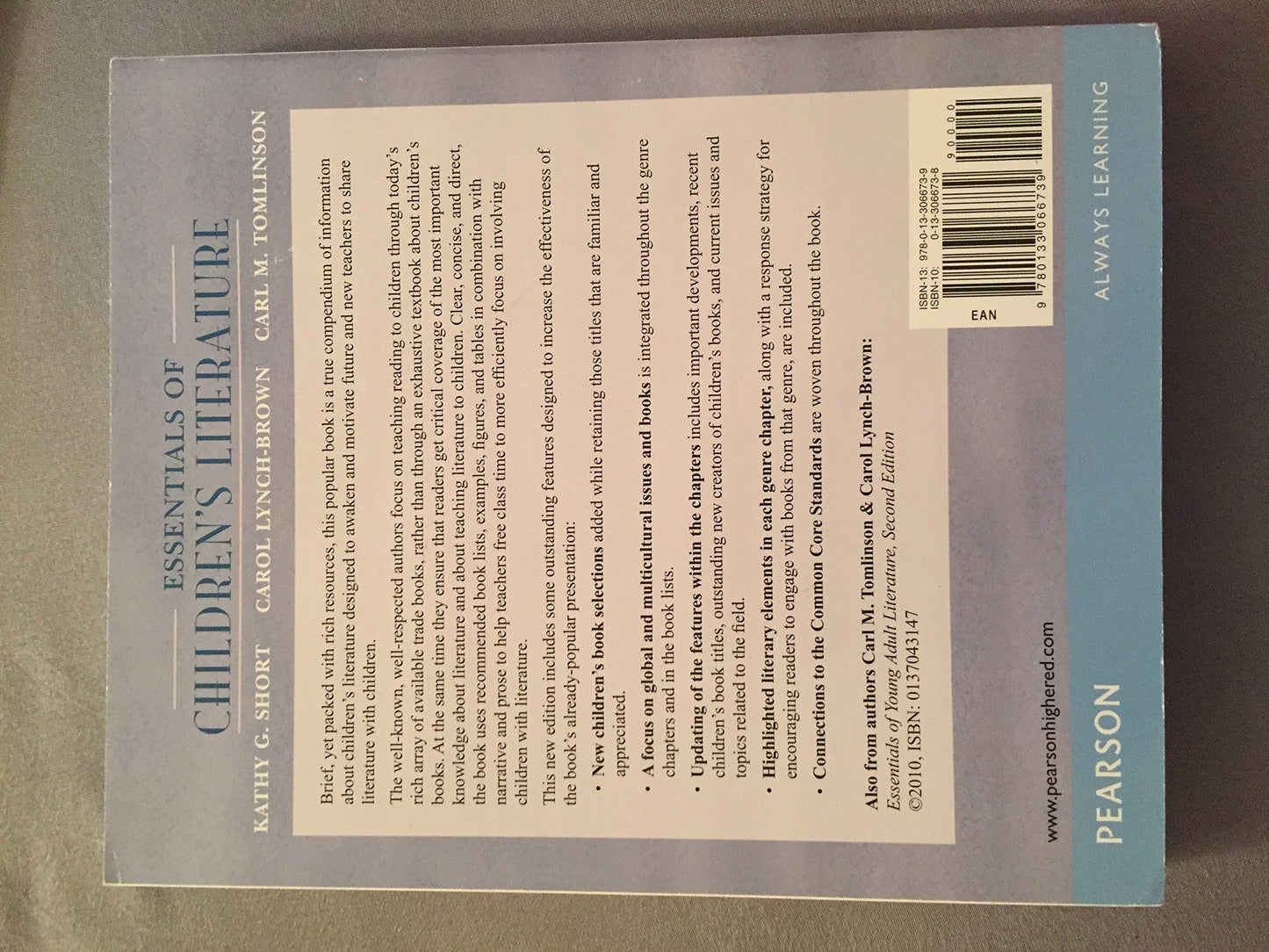Essentials of Children's Literature (8th Edition)