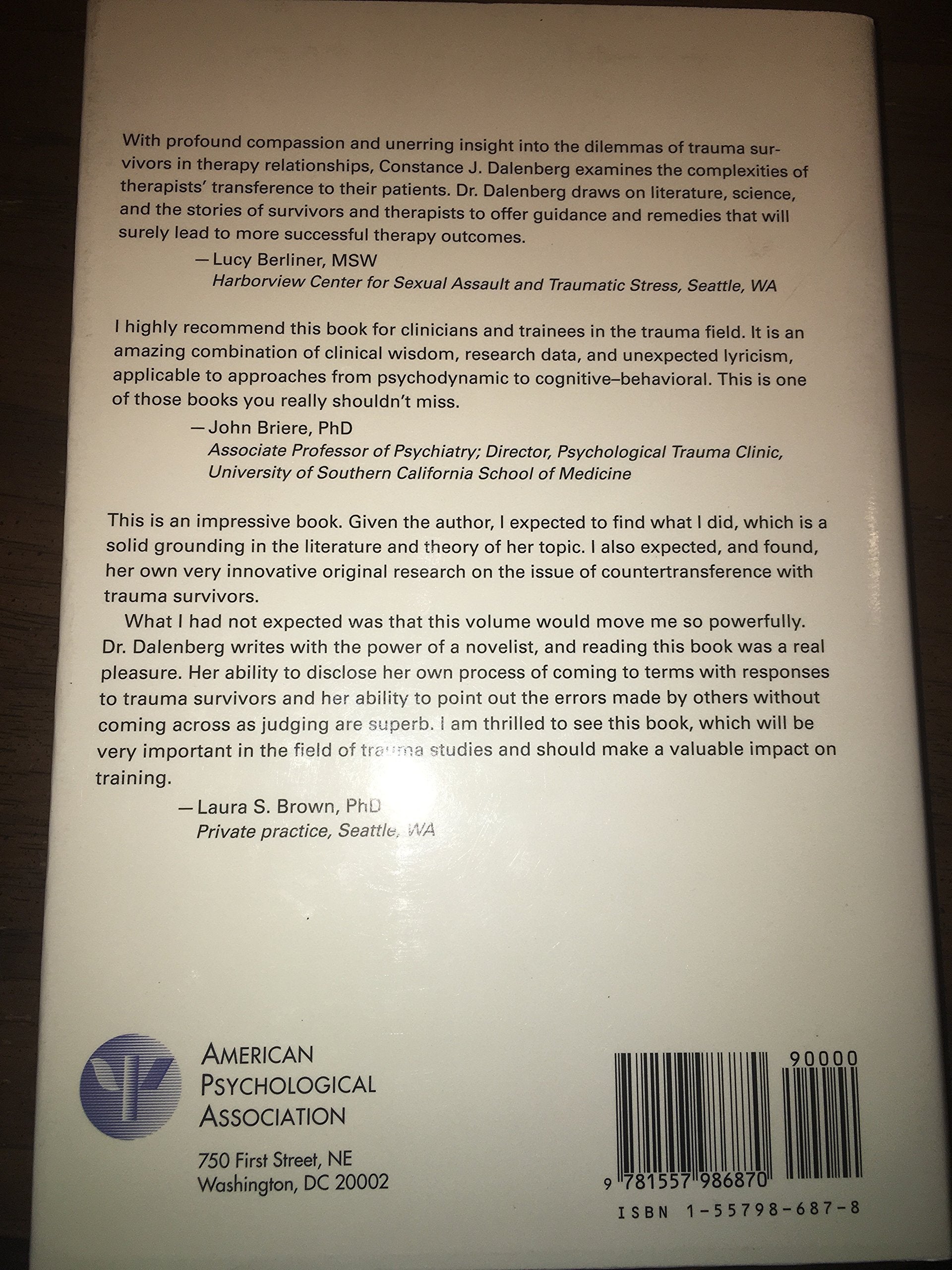 Countertransference and the Treatment of Trauma (Psychotherapy Practitioner Resource Book Series)