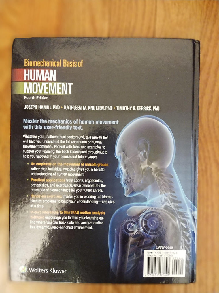Biomechanical Basis of Human Movement — back cover