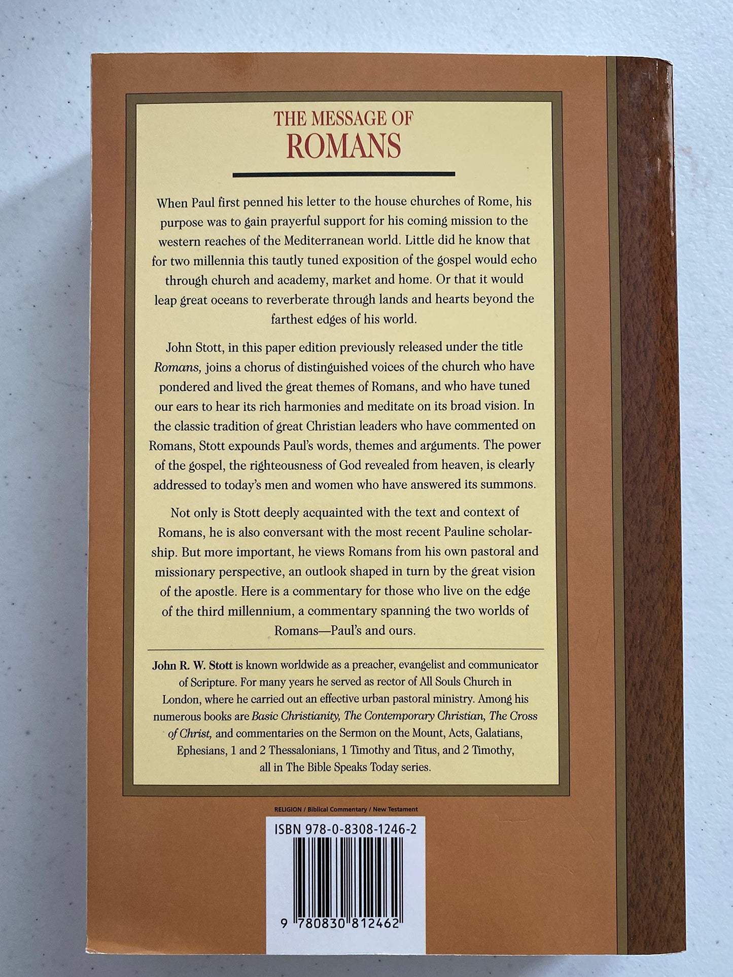 The Message of Romans: God's Good News for the World (The Bible Speaks Today Series)